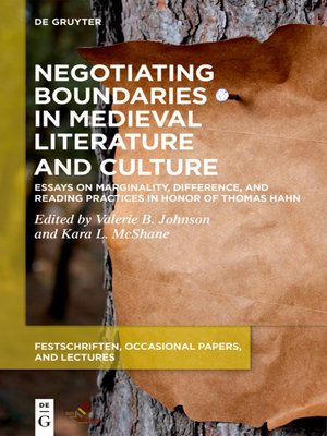 cover image of Negotiating Boundaries in Medieval Literature and Culture